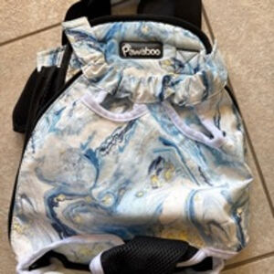 Unisex Pawaboo Pet Carrier Backpack Blue White